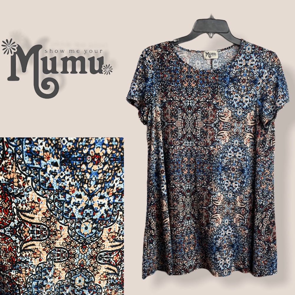 Show Me Your Mumu Paisley T-Shirt Dress Size M